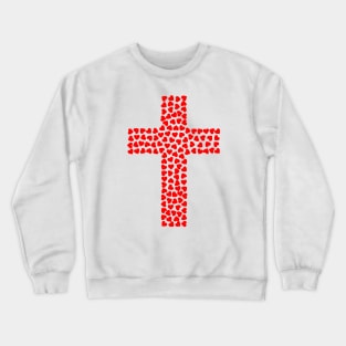 Christian Cross Merch | Jesus Christ | Newest Easter Cross Crewneck Sweatshirt